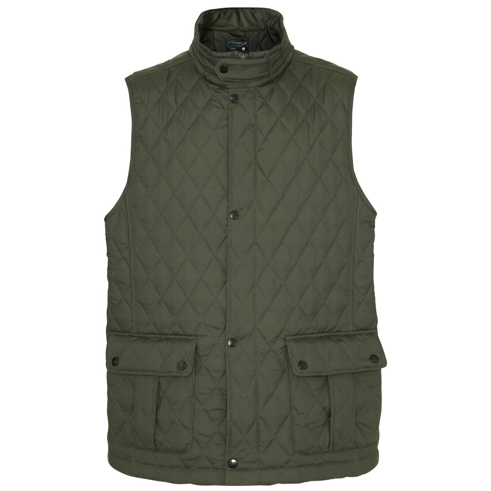 Mens Ashby Multipocket Diamond Quilted Gilet