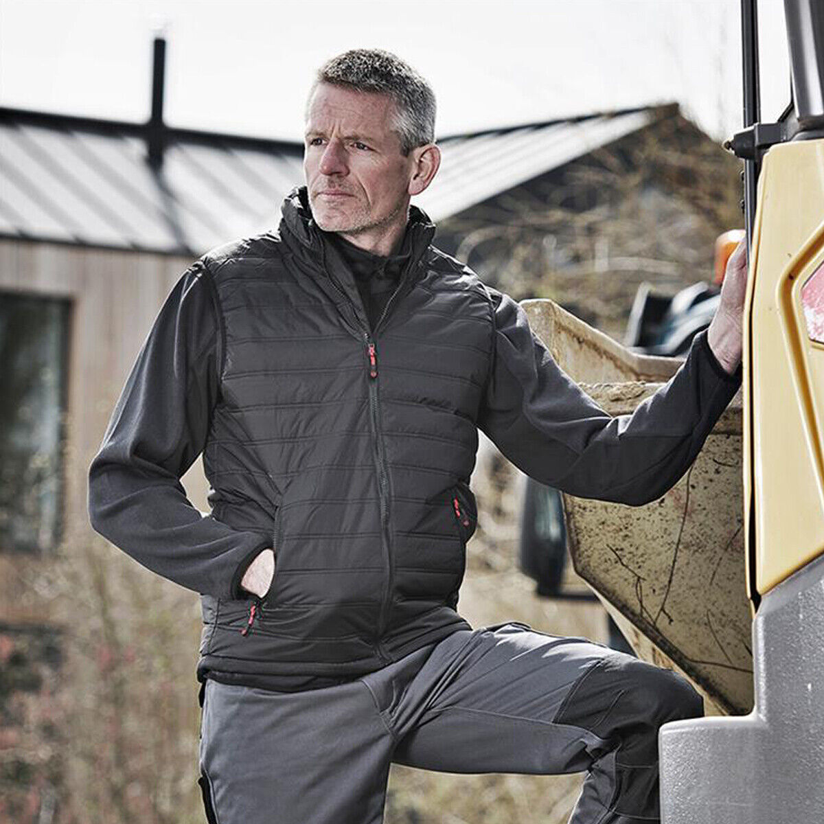 Mens Elite Lightweight Ripstop Thermofort Insulated Gilet