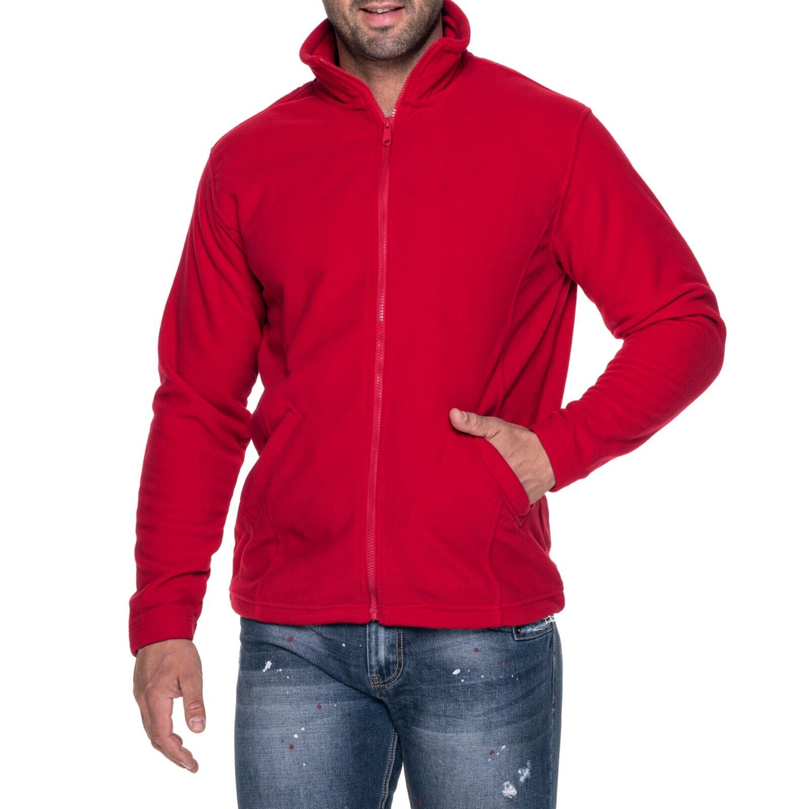 Mens Premium Comfortable Microfleece Jacket