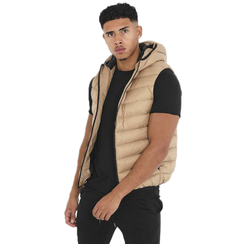 Mens BlackBurn Padded Hooded Bodywarmer