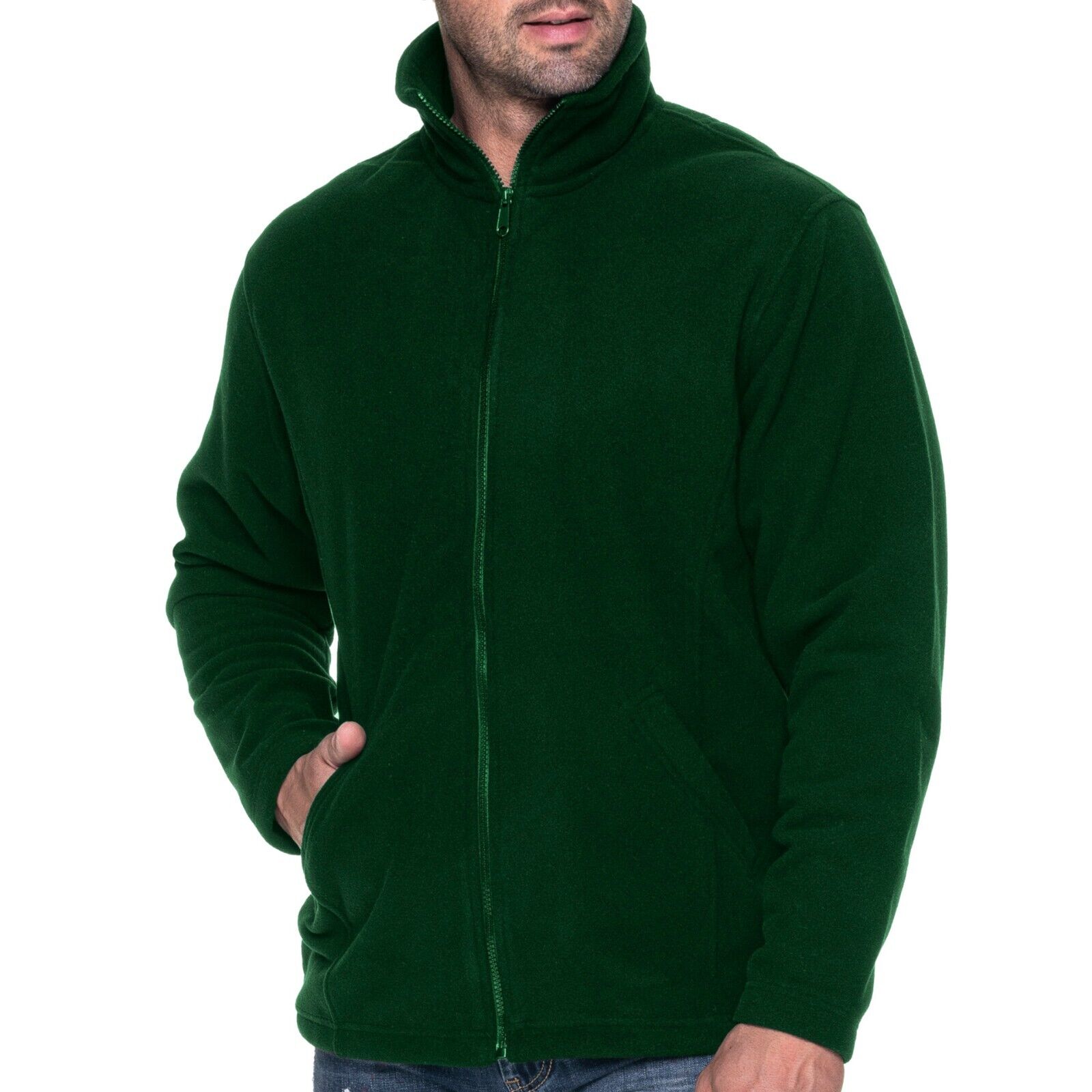 Mens Premium Comfortable Microfleece Jacket