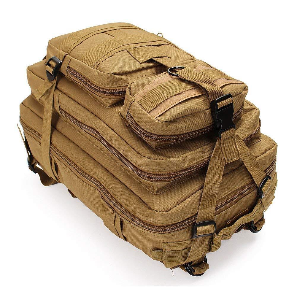 Tactical Camo Outdoor Military Molle Rucksack Backpack Camping Hiking Bag