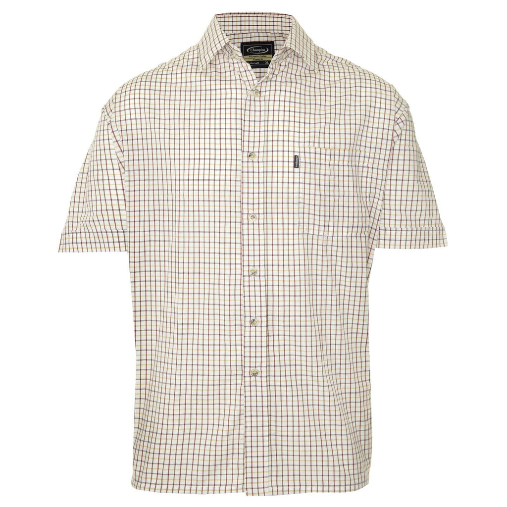 Mens Countrywear Short Sleeve Tattersall Shirt