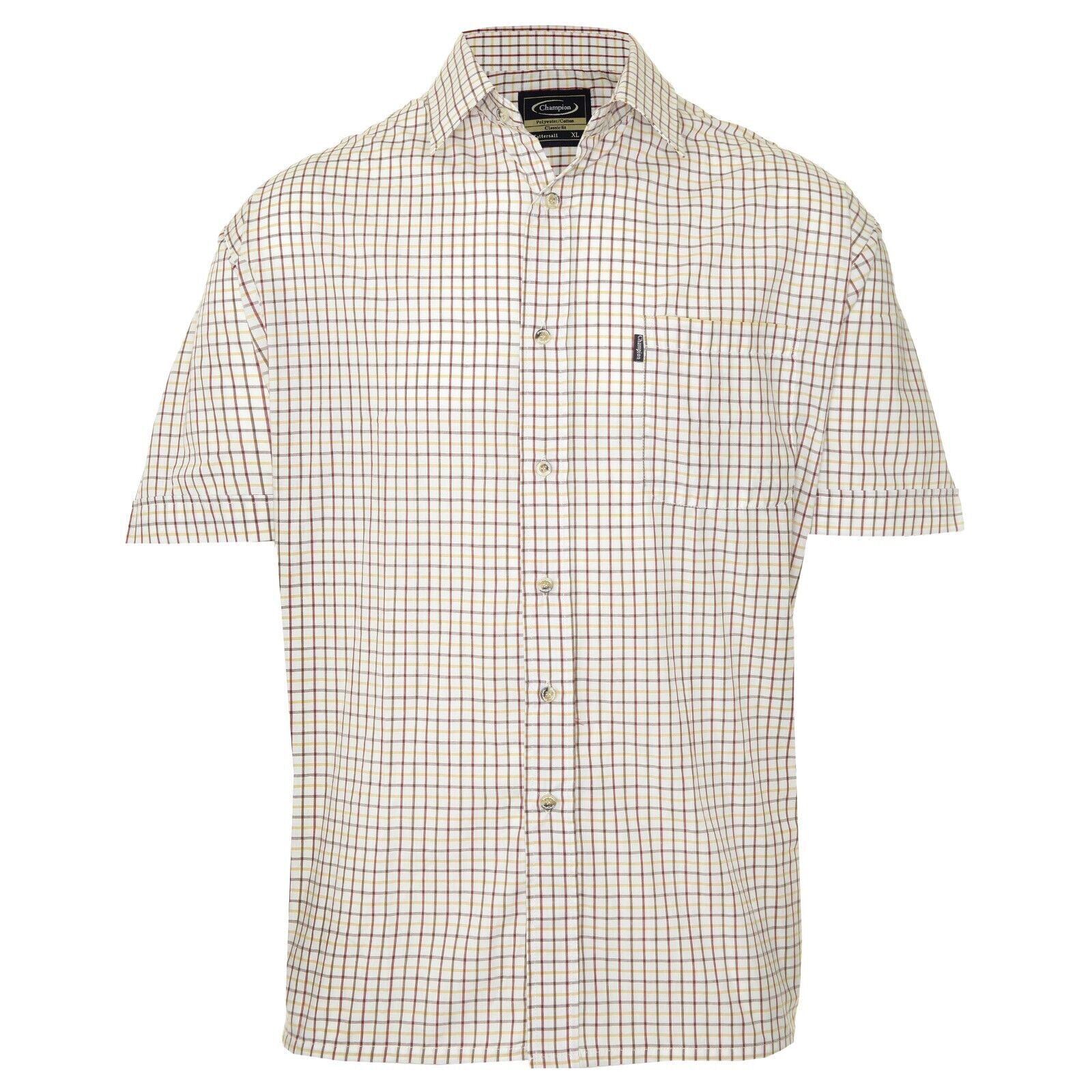 Mens Countrywear Short Sleeve Tattersall Shirt