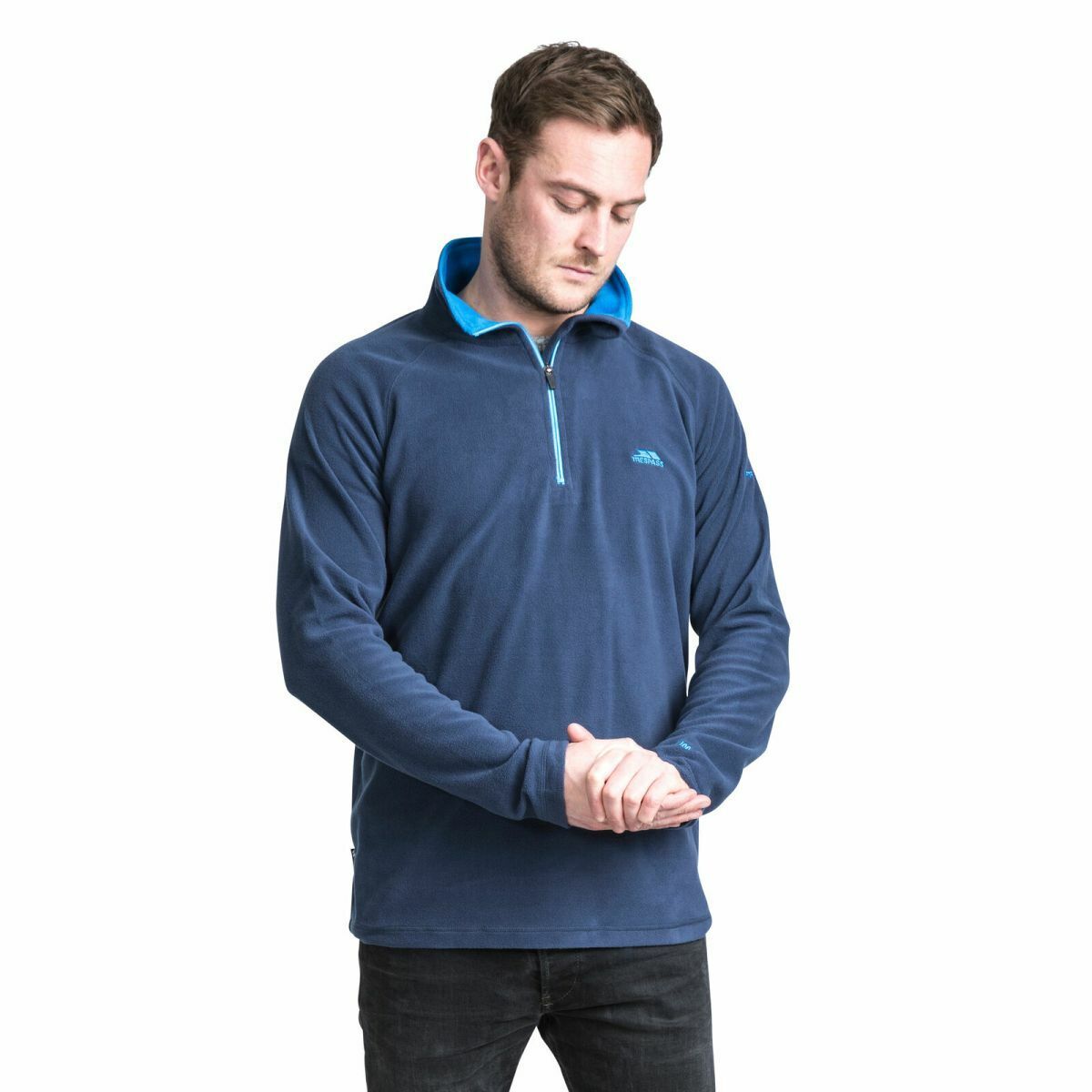 Mens Blackford Microfleece Zip Neck Fleece Top