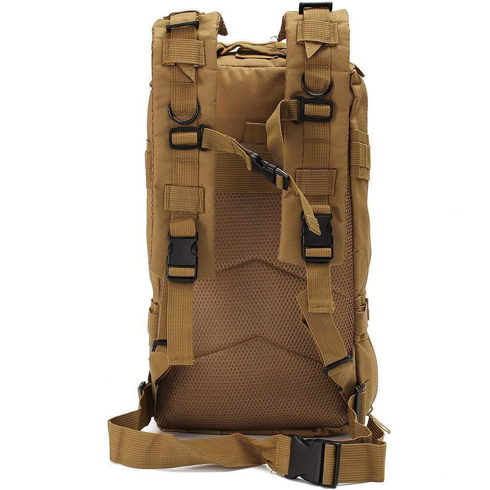 Tactical Camo Outdoor Military Molle Rucksack Backpack Camping Hiking Bag