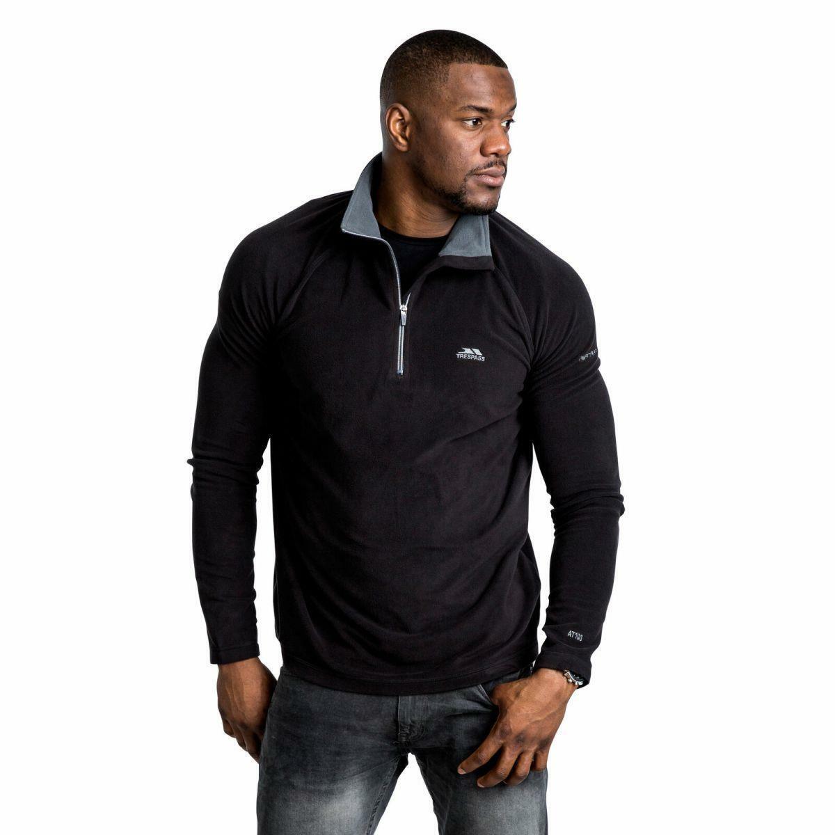 Mens Blackford Microfleece Zip Neck Fleece Top