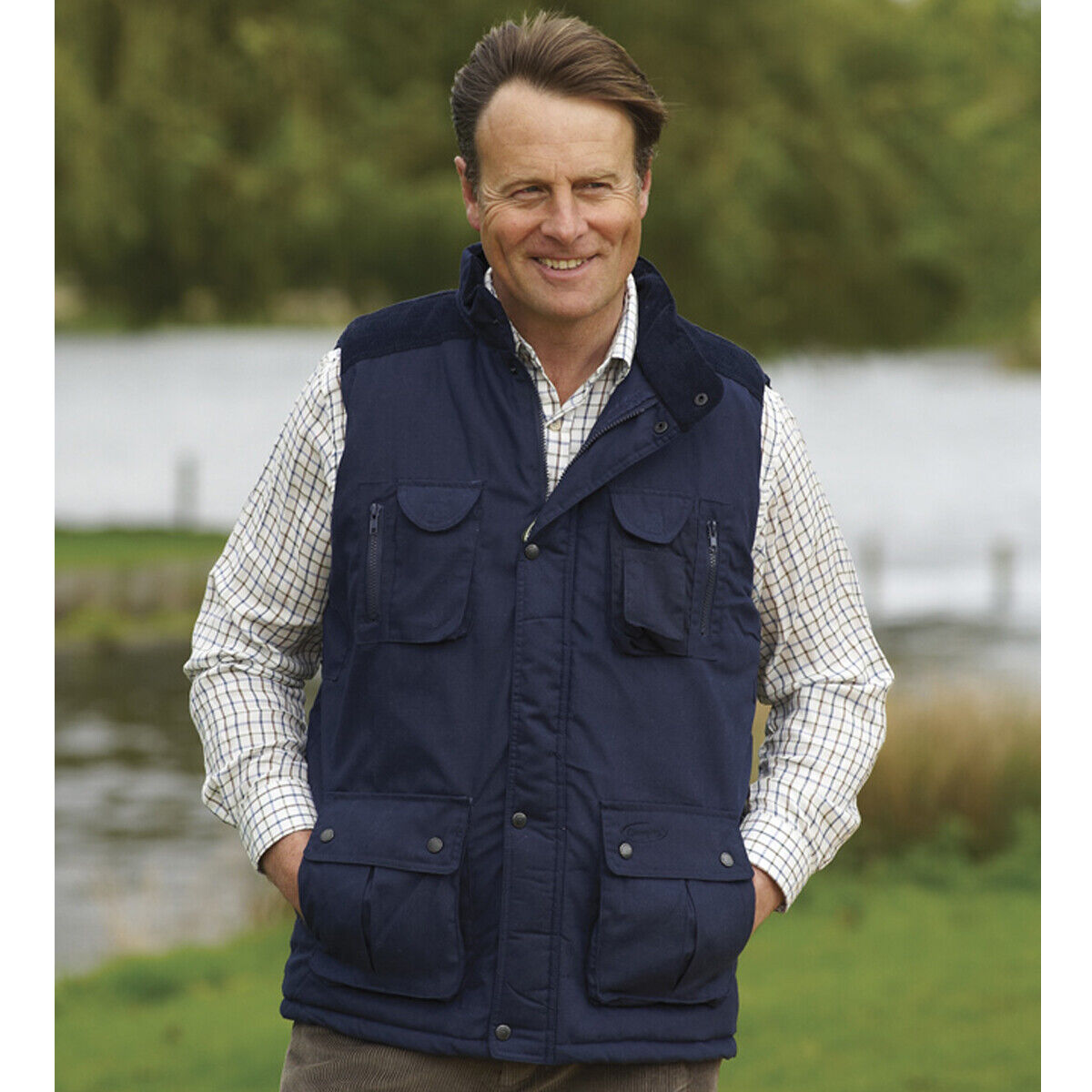 Mens Country Estate Exmoor Multipocket Bodywarmer