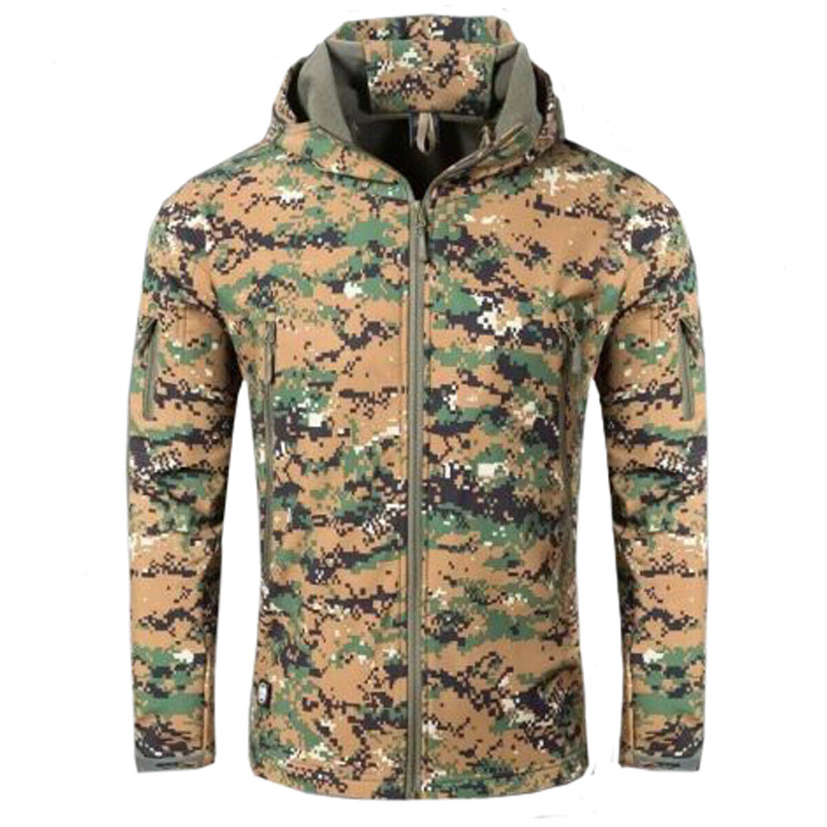 Mens LNA Camo Tactical SoftShell Jacket