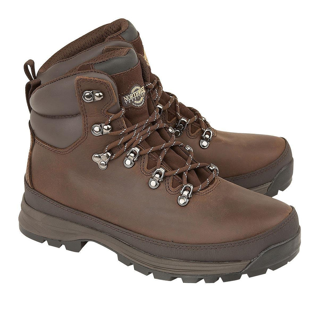 Mens Pelly Leather Top Waterproof Hikers