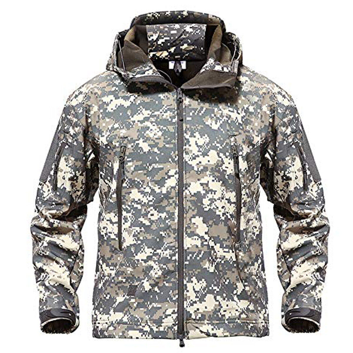 Mens LNA Camo Tactical SoftShell Jacket