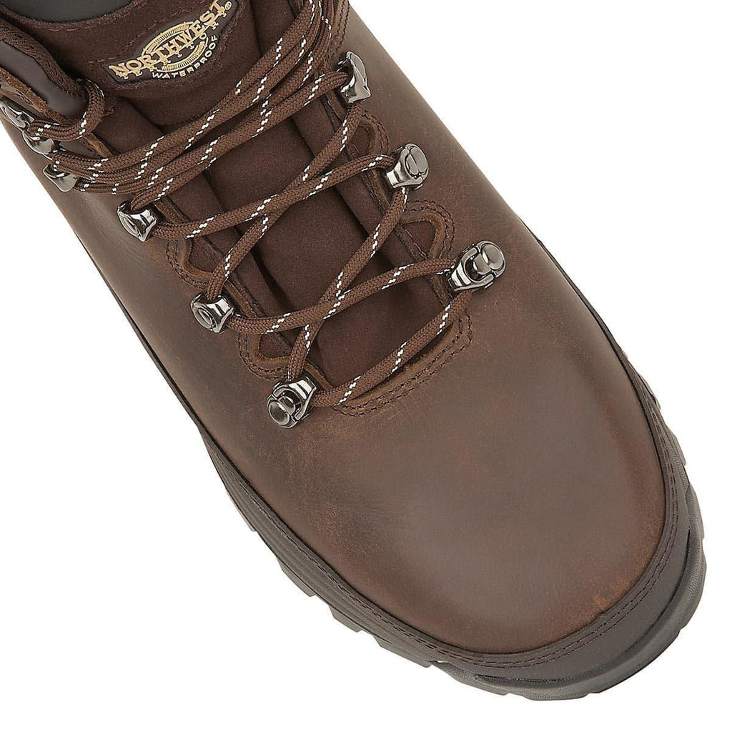 Mens Pelly Leather Top Waterproof Hikers