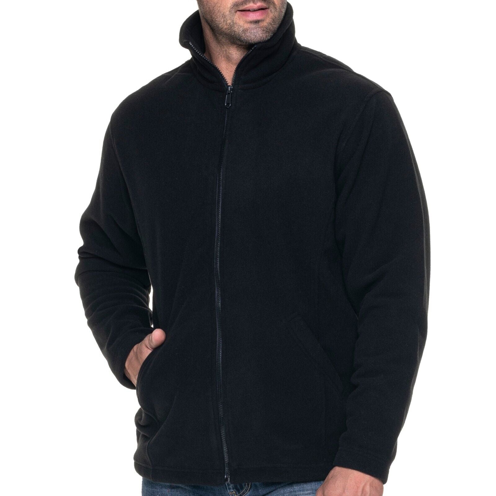 Mens Premium Comfortable Microfleece Jacket