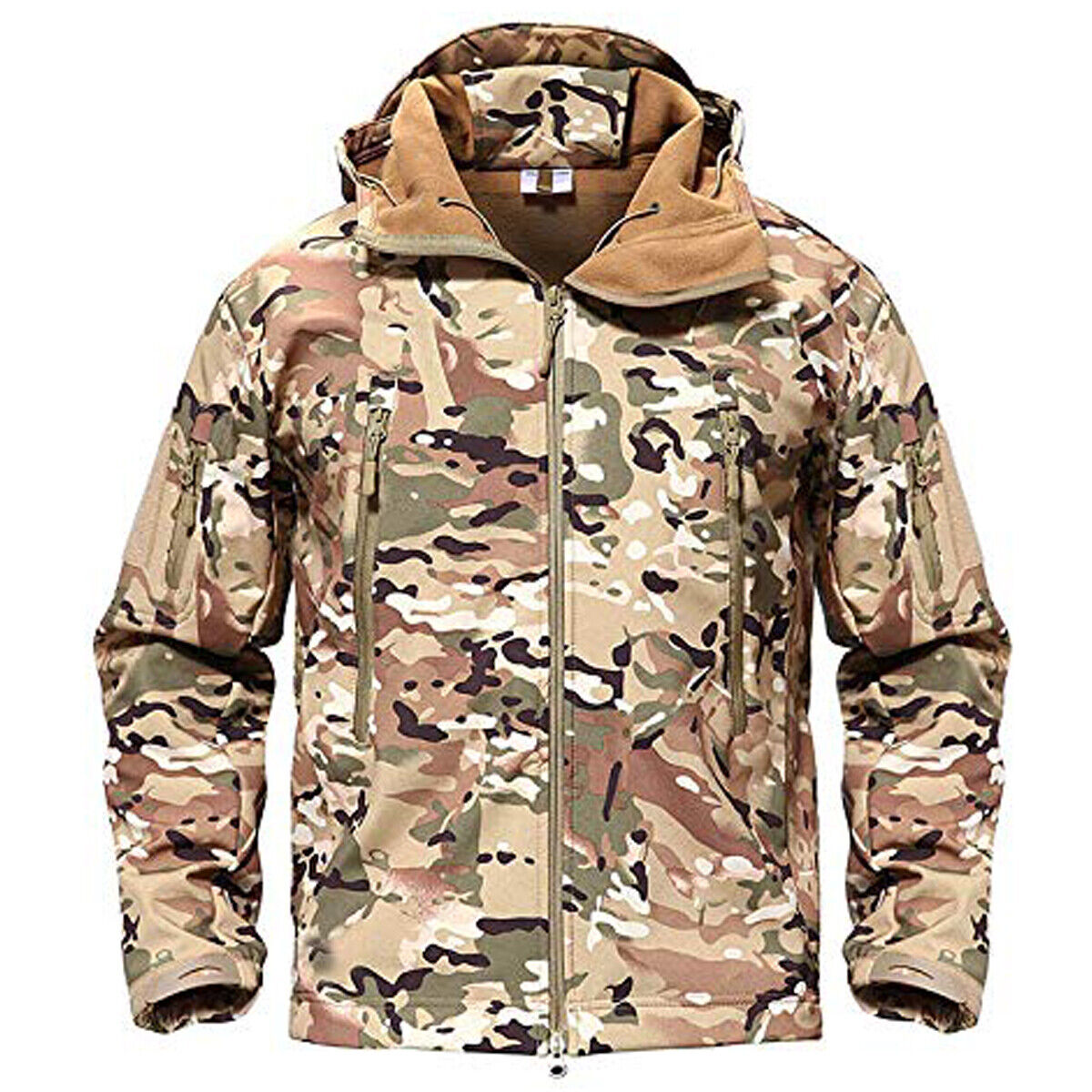 Mens LNA Camo Tactical SoftShell Jacket