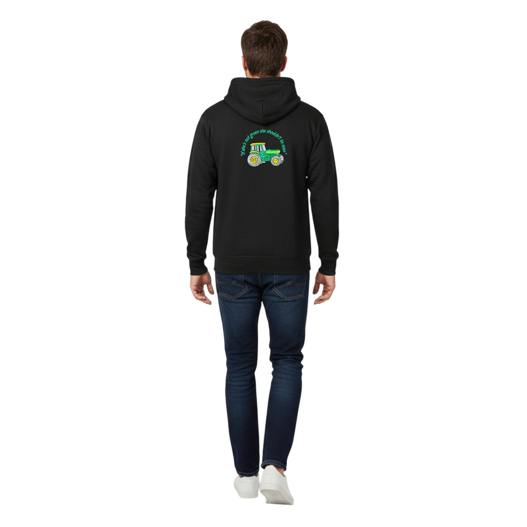 Adults Tractor Logo Embroidered Hoodie