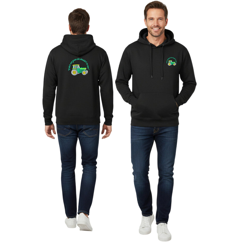 Adults Tractor Logo Embroidered Hoodie