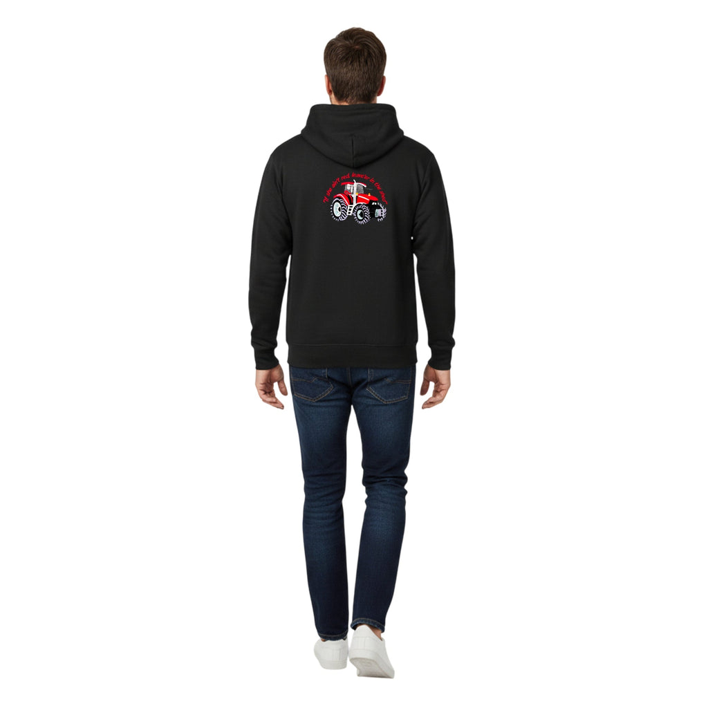 Adults Tractor Logo Embroidered Hoodie