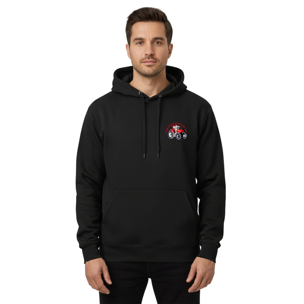 Adults Tractor Logo Embroidered Hoodie