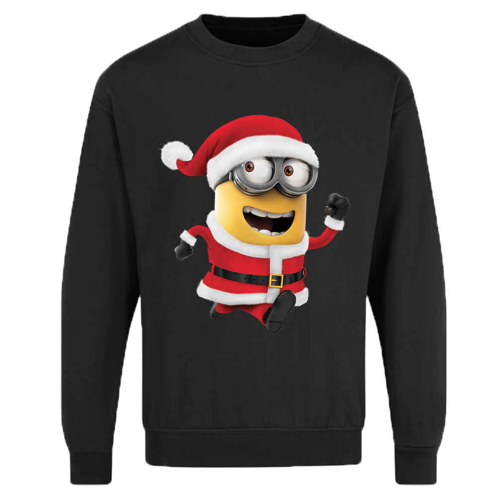 Unisex Adults Christmas Santa Minion Sweatshirt