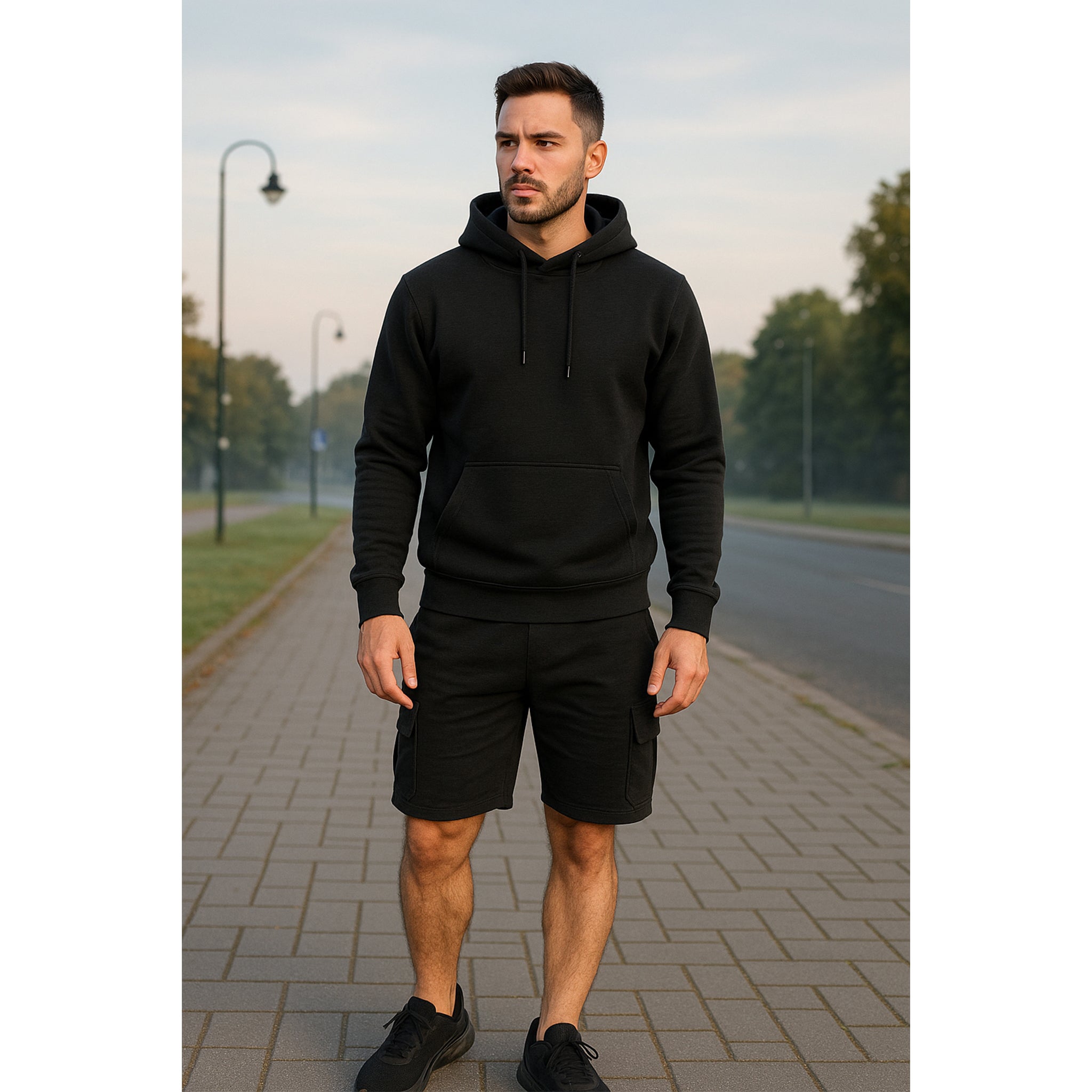 Men’s Urban Road Hoodie and Short Co-Ord Set