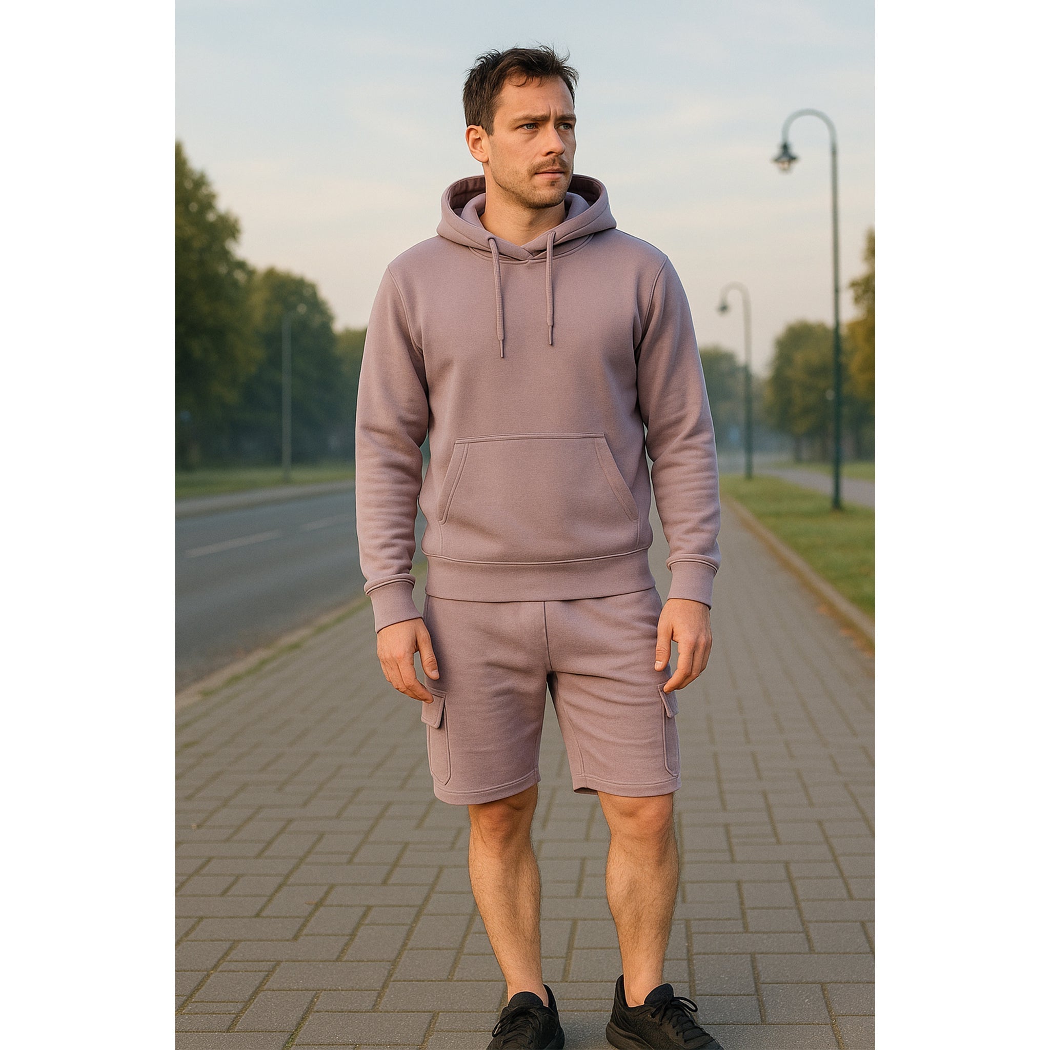 Men’s Urban Road Hoodie and Short Co-Ord Set