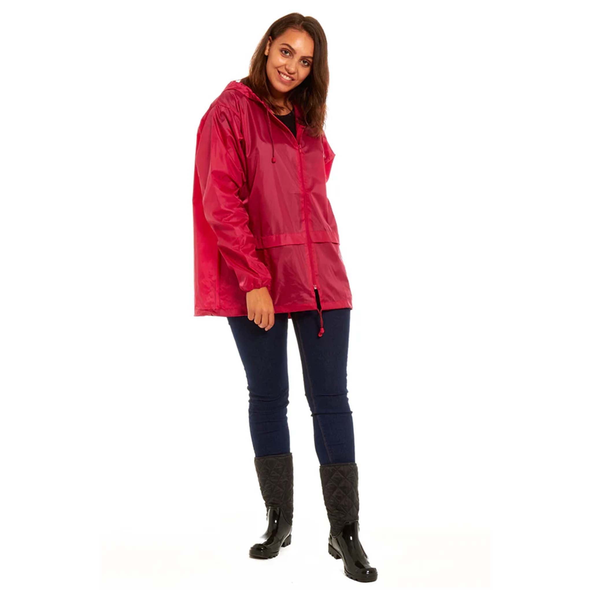 Adults Lightweight Showerproof Cagoule Mac - Regular & Plus Sizes