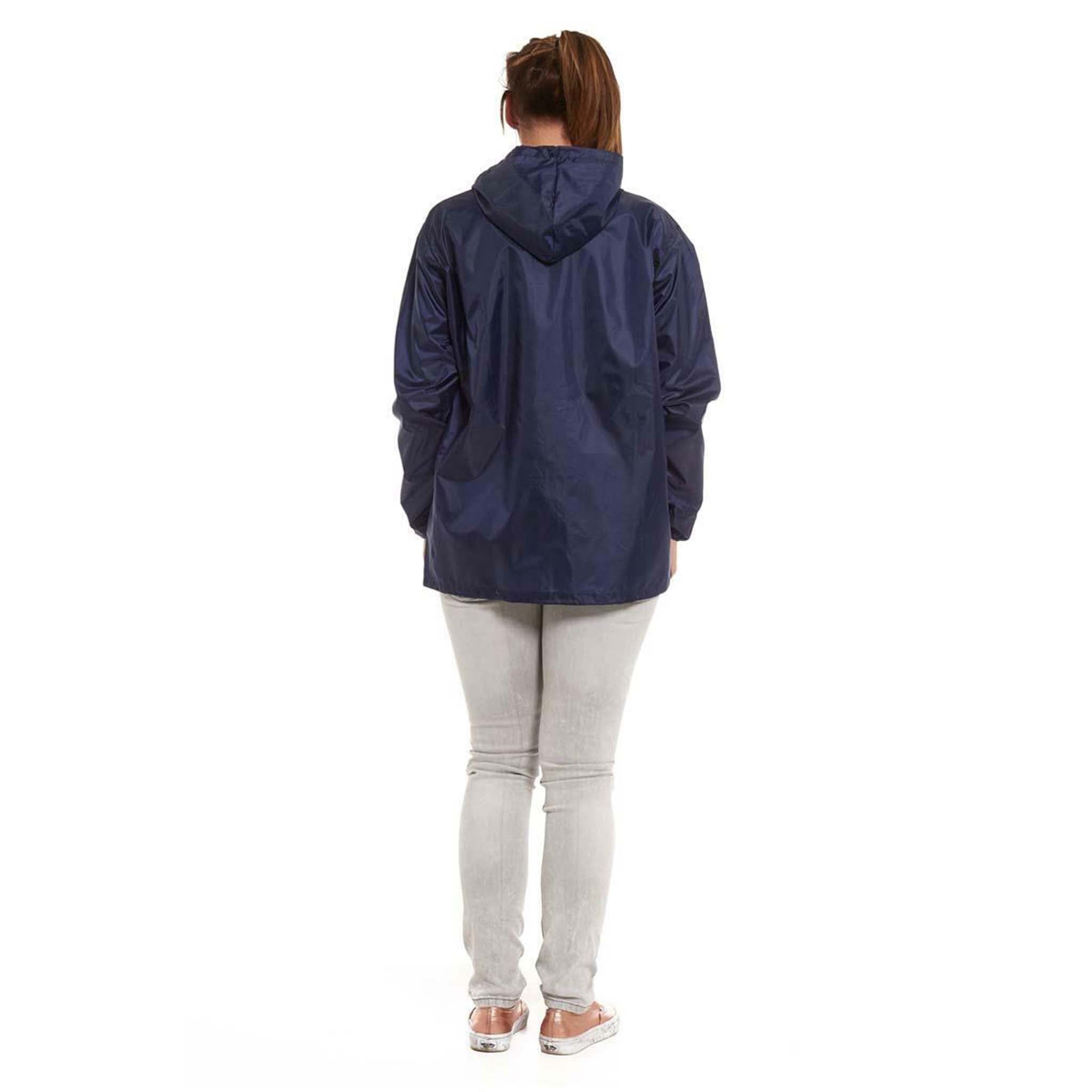 Adults Lightweight Showerproof Cagoule Mac - Regular & Plus Sizes