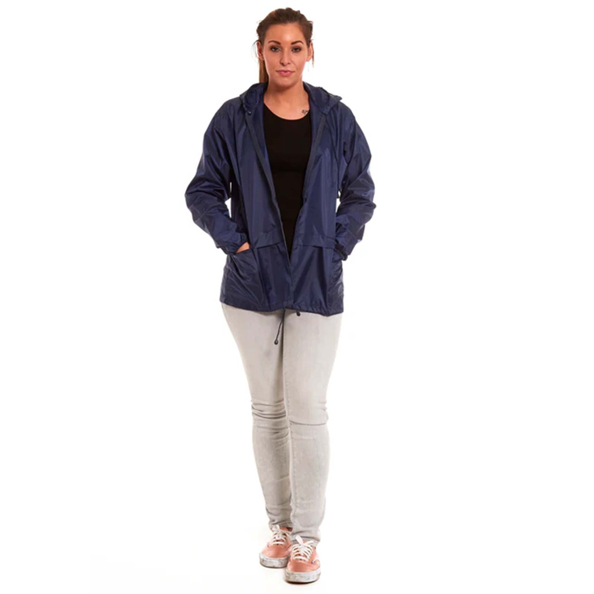 Adults Lightweight Showerproof Cagoule Mac - Regular & Plus Sizes