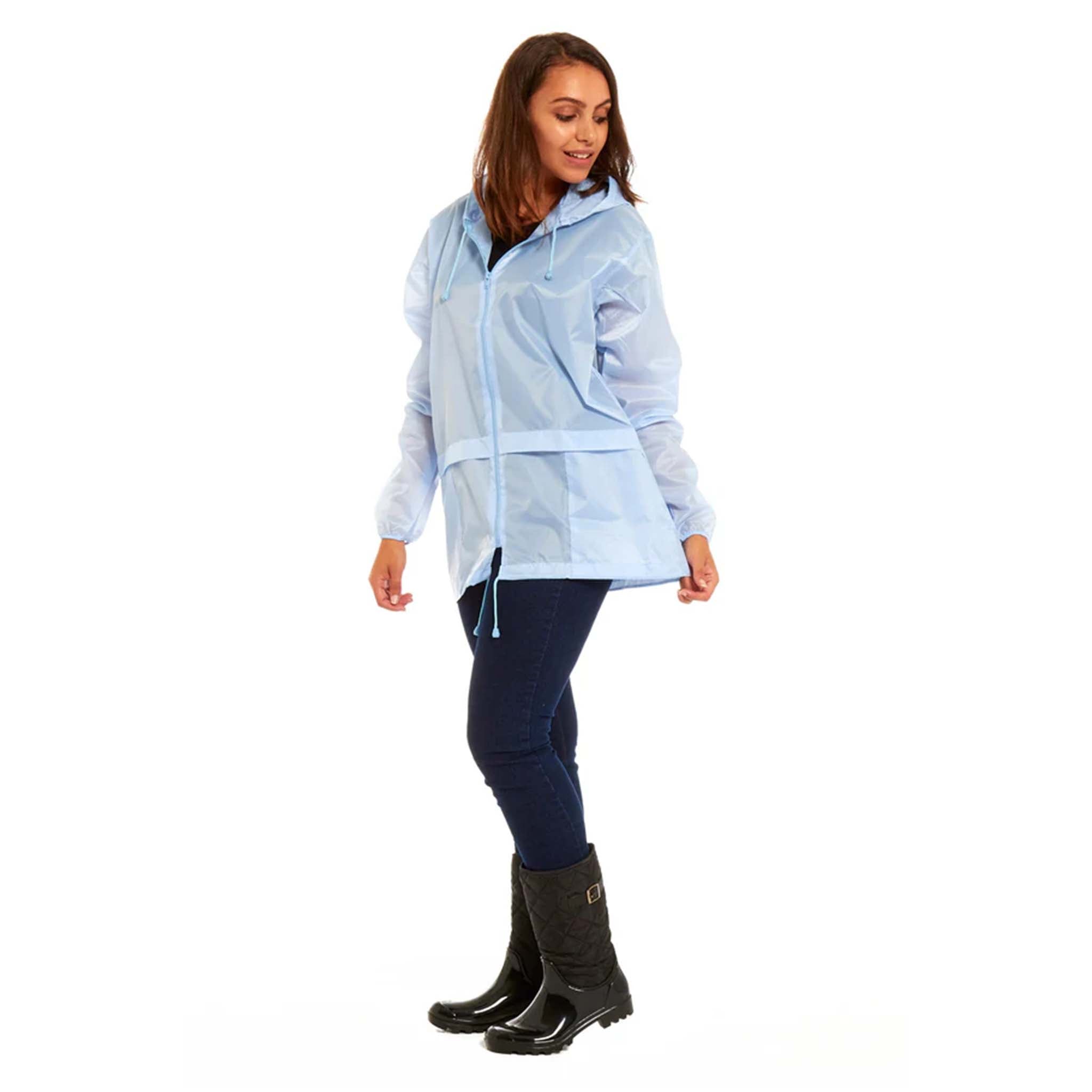 Adults Lightweight Showerproof Cagoule Mac - Regular & Plus Sizes