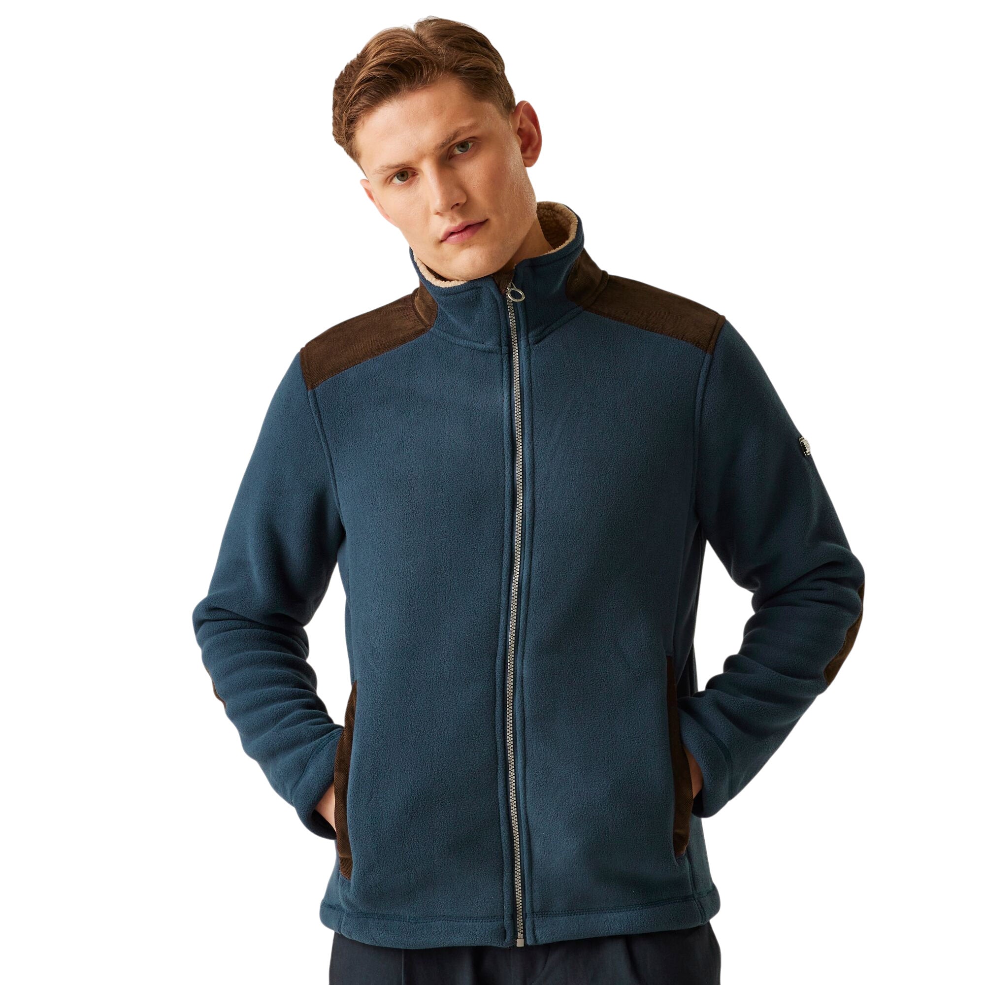 Mens Regatta Faversham Full Zip Fleece Lined Jacket