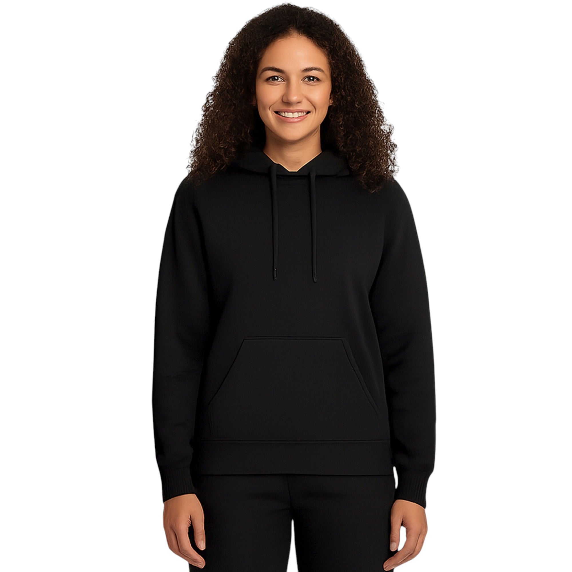 Unisex Heavy Blend Plain Hoodie – Comfy Fleece Pullover with Pouch Pocket