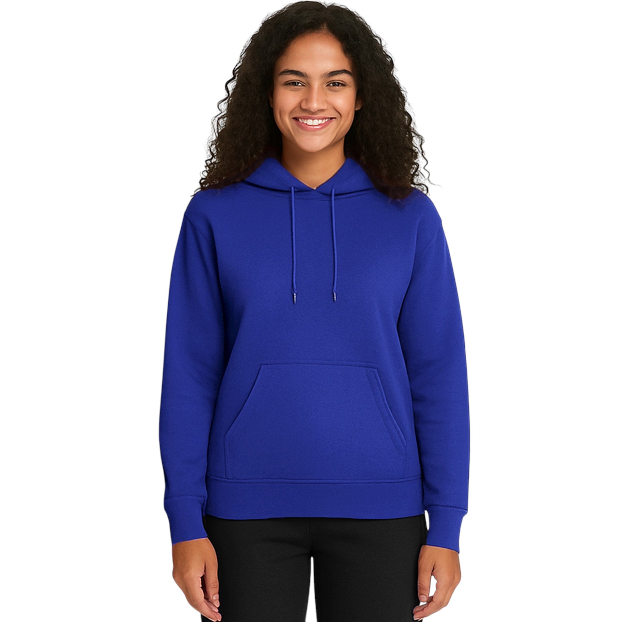 Unisex Heavy Blend Plain Hoodie – Comfy Fleece Pullover with Pouch Pocket