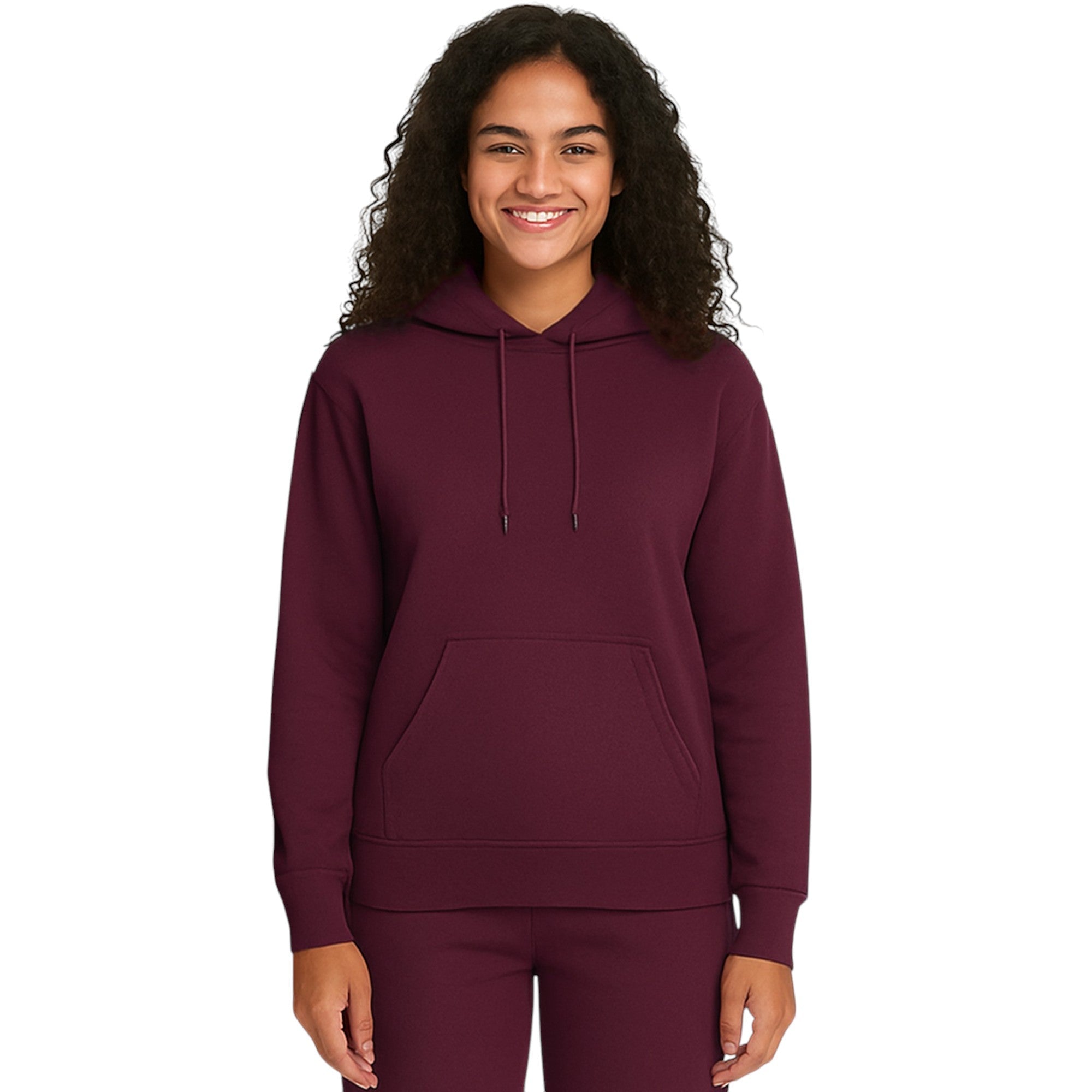 Unisex Heavy Blend Plain Hoodie – Comfy Fleece Pullover with Pouch Pocket