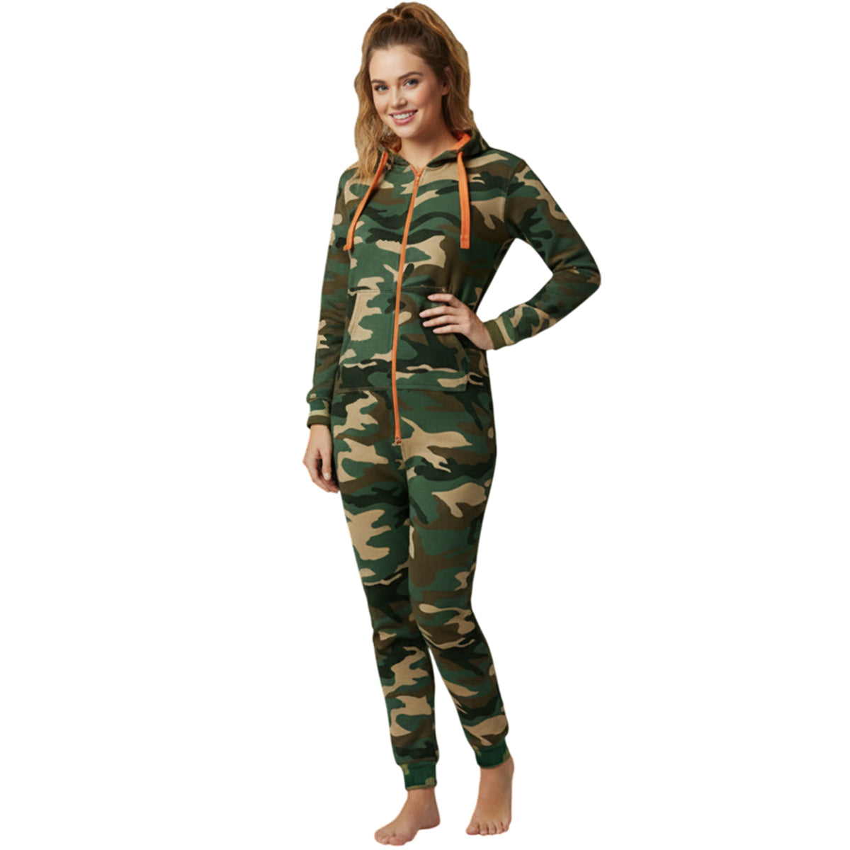 Adults Unisex Woodland Camouflage Onesies