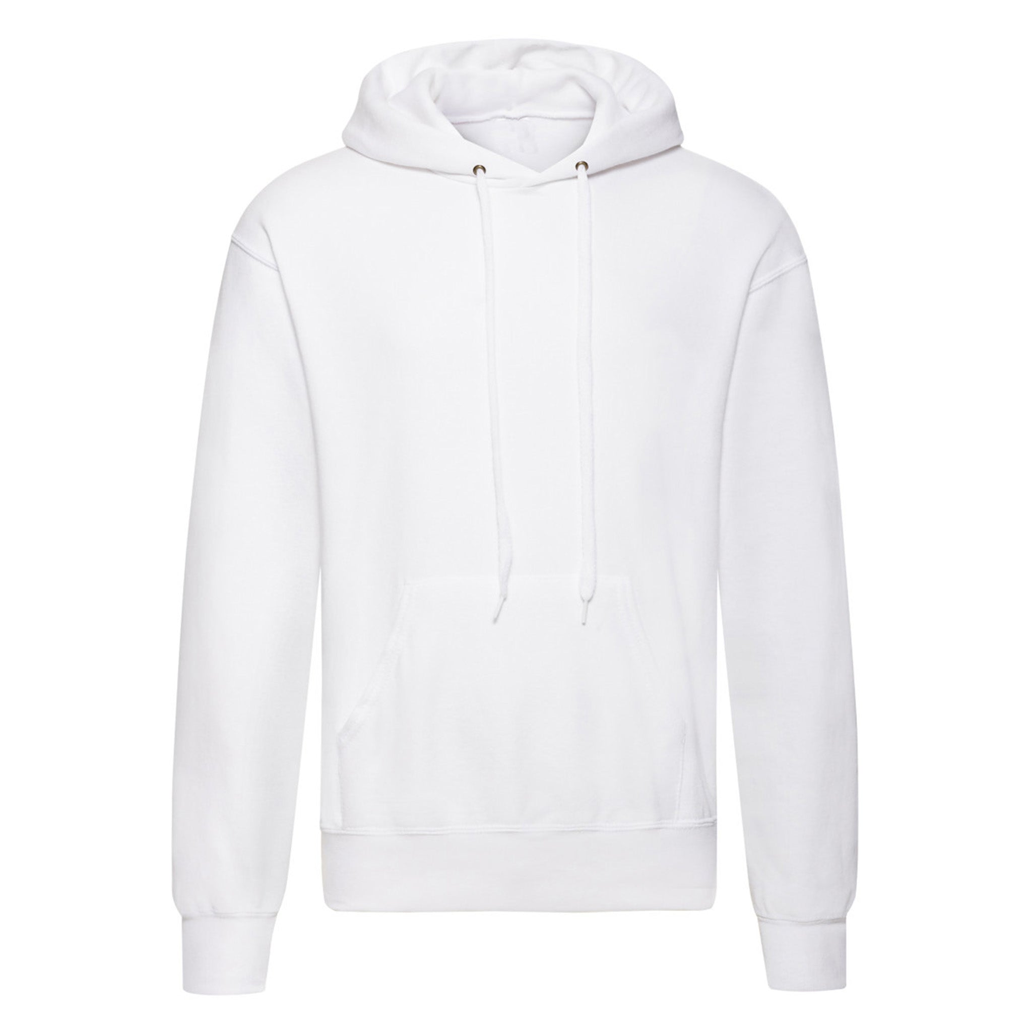 Adults Unisex Cotton Plain Pullover Hoodie